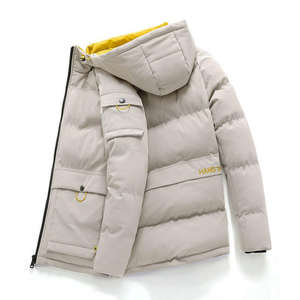 Vestes matelassées personnalisées imprimées, vêtements à bulles, coupe-vent d'extérieur à fermeture éclair avec logo, fabricant de doudounes, veste chaude d'hiver pour homme - Product Image 4