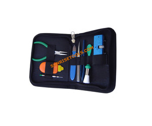 Kit de remplacement de piles de montre SUNTOOLS/STIPL 8 pièces avec pinces, tournevis, extracteur de barrettes à ressort et fer à souder pour outils de bricolage - Product Image 2