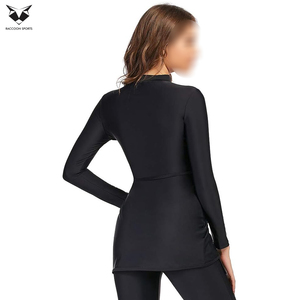 Traje de baño islámico de manga larga, cómodo, de secado rápido, elástico y de cobertura completa, ideal para estilos de vida activos. - Product Image 2