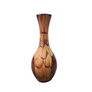 Vase à fleurs en bois, décoration de table, cadeau Diwali, pot pour la décoration de la maison, fleur artificielle, idéal pour le salon - Product Image 1