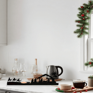 CIFbuy Set di 2 Portacandele Moderni Minimalisti in Ferro a Forma di Corna di Cervo per Arredamento Casa, Lanterne in Metallo, Contenitori per Candele (TikTok per Temu Pick) - Product Image 2