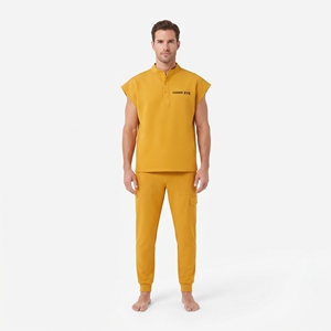 Ensemble de Blouse et Pantalon Médical pour Hommes en Coton Doux et Polyester – Uniforme d'Infirmier, Tenue d'Hôpital, Vêtements de Travail pour le Secteur de la Santé (Vente en Gros) - Product Image 5