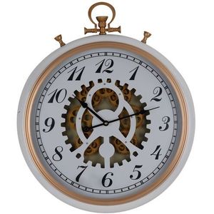 Wholesale Vintage Antique Bronze <b>Wall</b> <b>Clock</b> Cracked Pattern Face Roman Numerals Mechanical <b>Clock</b> For <b>Decor</b> For Gifting - Product Image 2