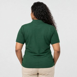 Performance <b>Women</b> <b>Polo</b> <b>Shirt</b> With Moisture Wicking Fabric Lightweight Comfort And Flexible Fit For Active Wear - Product Image 3