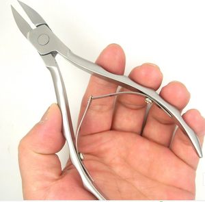 Professional Toenail Nippers <b>Safe</b> Ends Stainless Steel Curved Shape Pedicure <b>Tool</b> for Thick Ingrown Nails Precision Trimming - Product Image 2