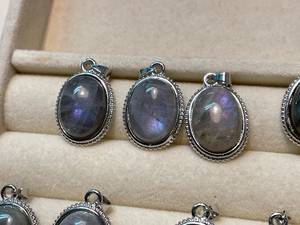 925 Sterling <b>Silver</b> Labradorite Pendant Genuine Labradorite <b>Silver</b> Pendant Multi Labradorite Pendant <b>Necklace</b> - Product Image 4