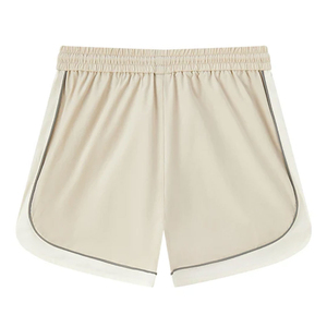 Shorts en coton uni pour femmes, taille plus, coupe régulière, tissu 100 % coton, shorts décontractés pour femmes - Product Image 2