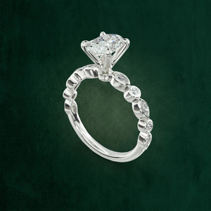 18K Solid Gold Oval Cut <b>Sovereign</b> <b>Ring</b> with Cushion-Halo Setting VS1/VVS1 Diamond Clarity Custom OEM B2B Factory Price - Product Image 1