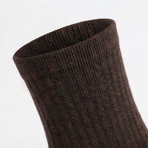 Calcetines de Hombre, Estilo Clásico, Color Liso, Tejidos, Transpirables, de Algodón, para Uso Diario en Otoño - Product Image 4