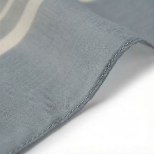 Pañuelo Cuadrado de 110x110 CM, Hijab de Voile, Estampado Clásico Musulmán, Pañuelo de Voile de Hilo, Venta al por Mayor, Suave, Transpirable, Premium, Elegante, el Mejor - Product Image 6