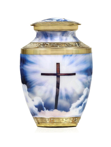 Urnas de cremación de latón decorativas para cenizas de adultos, urnas hechas a mano para hombres y mujeres, urnas decorativas, urnas funerarias - Product Image 6