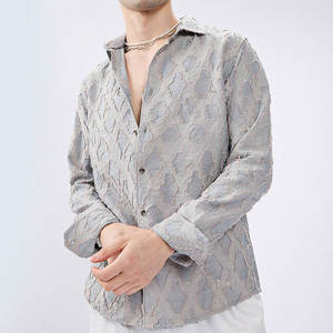 เสื้อเชิ้ตผู้ชายผ้าแฟลนเนล ดีไซน์ล่าสุด สีสันปรับแต่งได้ 100% ผ้าฝ้ายถัก ระบายอากาศได้ดี คุณภาพสูง เป็นมิตรกับสิ่งแวดล้อม - Product Image 4