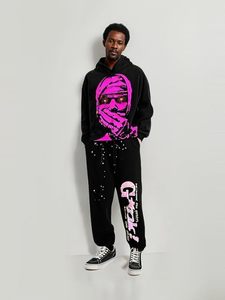 Sudadera con Capucha Estilo Y2K para Halloween, Diseño Gótico Informal con Estampado de Letras y Calaveras, Sudadera de Moda para Hombre, Ropa Harajuku - Product Image 3