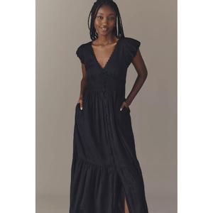 เดรสวินเทจสไตล์ลำลองสำหรับฤดูร้อน  ชุดเดรสยาวปานกลางสำหรับผู้หญิง  แฟชั่นฤดูร้อน  สง่างาม  โรแมนติก  เหมาะสำหรับวันพักผ่อน  ทรงเอไลน์พลิ้วไหว - Product Image 4