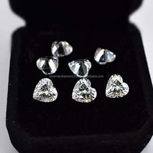 Venta al por mayor de joyería fina de corte de corazón DEF VS-Si laboratorio blanco cultivado sintético laboratorio creado CVD HPHT anillo de compromiso diamantes sueltos - Product Image 5