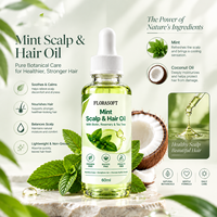 Minyak Esensial Rambut PE Peppermint Organik Grosir, Perawatan Kulit Kepala yang Menyejukkan, Menutrisi, dan Memperkuat Rambut