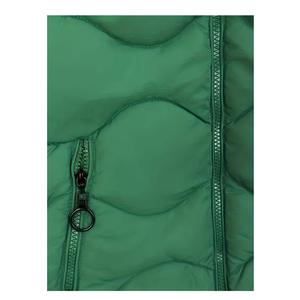 Gilet matelassé imperméable pour femme avec fermeture éclair, 100 % polyester, nouvelle mode, gilets matelassés d'hiver avec étiquette privée - Product Image 3