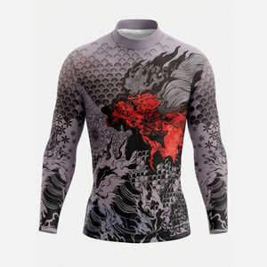 เสื้อว่ายน้ำแบบเรียบ UPF 50+ ป้องกันแสงแดด แห้งเร็ว ขายส่ง - Product Image 6