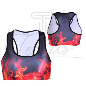 Sujetador Deportivo de Alta Calidad para Tallas Grandes, Hecho en Pakistán, Nuevo Diseño, Ropa de Gimnasio, Sujetador Deportivo para Mujer, Spandex/Nailon Sin Costuras - Product Image 6