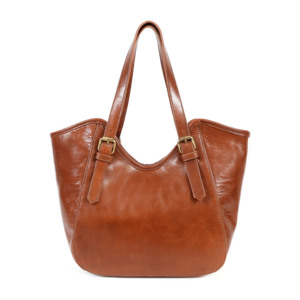 Brown Full-Grain <b>Leather</b> Tote Bag – Minimalist Everyday Shoulder <b>Purse</b> Large <b>Leather</b> Bucket Bag, Handmade Minimal Satchel, Every - Product Image 2