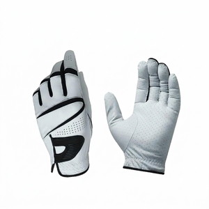 Couleurs personnalisées, logo personnalisé, gants de golf en cuir Cabretta doux et respirant pour hommes/femmes, main gauche, accessoires de golf - Product Image 1
