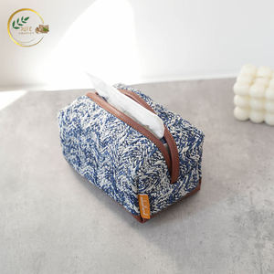 Boîte à mouchoirs en jute au design moderne – Porte-mouchoirs décoratif écologique fait main pour la maison et le bureau - Product Image 2