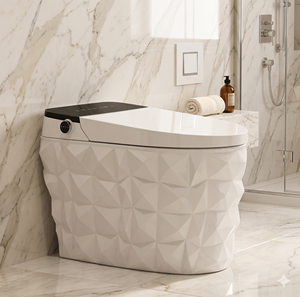 Inodoro Inteligente de Cerámica Wismart 102 con Drenaje en Forma de S, Montaje en el Suelo, Funcionamiento Automático, Luz Nocturna, Garantía de 5 Años, para Hoteles y Hospitales - Product Image 3