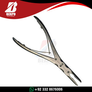 Pinza para huesos Beyer de la mejor calidad, diseño curvo, de acero inoxidable de alta resistencia, para cirugía. - Product Image 4