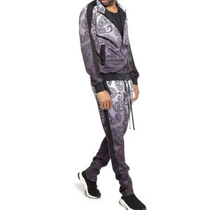 Dernier modèle de survêtement pour homme avec design par sublimation, personnalisable, style mode, pour le jogging, OEM/ODM, vente en gros - Product Image 2