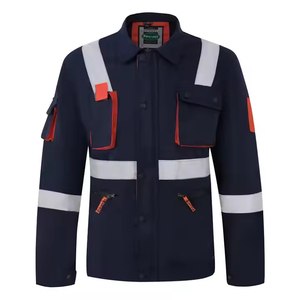Conjunto de Ropa de Trabajo de Manga Larga de Poliéster y Algodón Duradero con Franjas Reflectantes para Reparación Automotriz, Venta al Por Mayor de Fábrica - Product Image 3