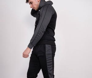 New Fashion Windbreaker Sweat Suit Set 2 Piece Jogging Set Cotton Polyester Material Long Sleeve <b>Tracksuit</b> for Men OEM - Product Image 3