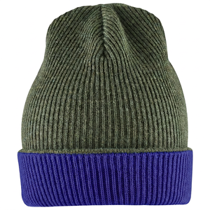 Bonnet en tricot de créateur avec pompon, style sport, pour l'hiver, avec revers côtelé, personnalisable avec logo et patchs, 100% laine, unisexe - Product Image 1