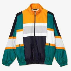 Custom Waterproof Eco-Friendly Color Block Print Hooded Windbreaker Jacket Men Quick Dry Breathable <b>Zip</b> Outdoor Custom Logo - Product Image 5