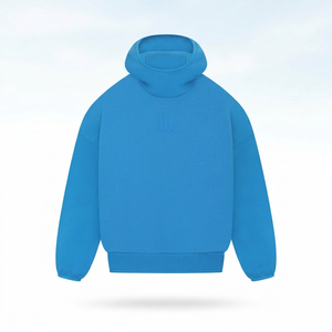 Sweat-shirt à capuche surdimensionné en molleton épais 350 GSM avec logo personnalisé, épaules tombantes, pour homme - Product Image 1