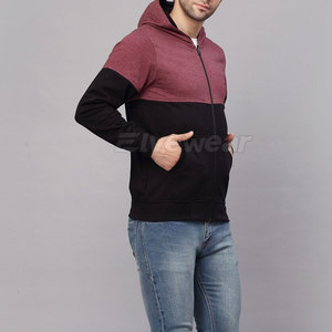 Sudadera con Capucha y Cremallera de Manga Larga Hecha a Medida, 100% Algodón, Transpirable para Invierno, con Bolsillos Laterales, Servicio OEM de Alta Calidad - Product Image 3