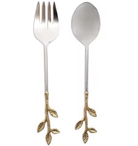 Luxury <b>Buffet</b> Salad <b>Server</b> Set Metal Dining Tools for Hotels Resorts and Event Catering - Product Image 6