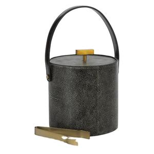 Seau à glace portable en métal avec logo personnalisé pour le vin et la bière avec couvercle hermétique pour la fête - Product Image 1