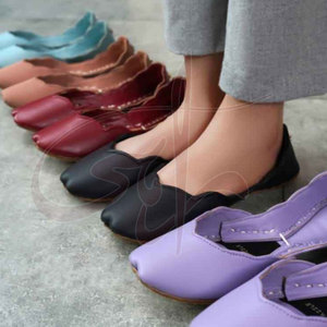 Zapatos Khussa para Mujer, Estilo Único, Venta Caliente, Color Personalizado, Parte Superior de Cuero Sintético Antideslizante, Suela Antideslizante - Product Image 5