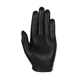 Gants de golf en cuir noir pour hommes, fabrication professionnelle de haute qualité, personnalisés - Product Image 2