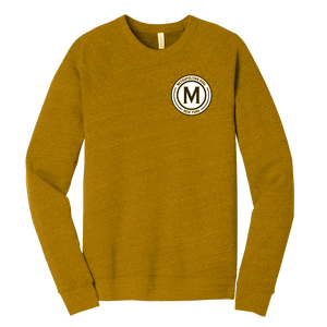 Women's Premium Winter Crew Neck Sweatshirt with Front Logo Printed Design Solid Polyester/Cotton Blend 340g Oversize Fit - Product Image 4