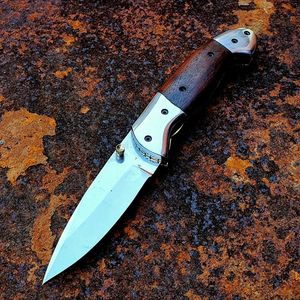 Navaja Plegable con Mango de Madera y Hoja de Acero Inoxidable, Cuchillo de Camping de Grado Industrial con 3 Años de Garantía, Cuchillo EDC al por Mayor - Product Image 4