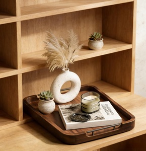 walnut tray handmade tray wooden serving tray wooden utility tray wooden food tray wooden serving tray - Product Image 5