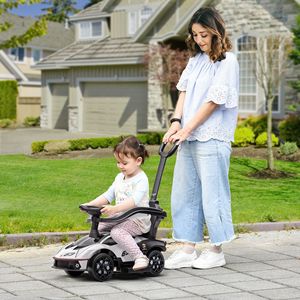 Passeggino Interattivo 2-in-1 per Bambini, Macchina Cavalcabile con Licenza Ufficiale e Volante Interattivo con Motore - Product Image 2