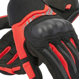 Guantes de Motocicleta de Cuero, Guantes de Trabajo con Malla Protectora, Guantes de Ciclismo de Invierno con Pantalla Táctil para Uso en Exteriores - Product Image 2