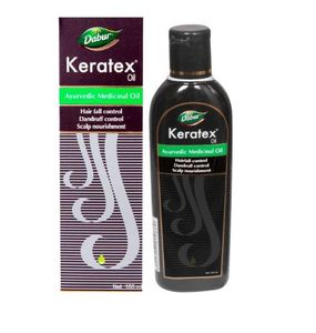 Aceite Capilar Dabur Keratex 100ml, Fórmula Ayurvédica para el Crecimiento del Cabello, Fortalecimiento y Cuidado del Cuero Cabelludo - Product Image 1