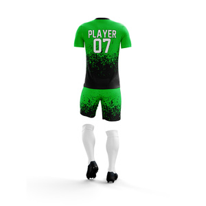 ชุดเสื้อฟุตบอลสโมสรแบบขายส่งปี 2026 ชุดกางเกงขาสั้นผ้าโพลีเอสเตอร์ 100% ระบายอากาศได้ดี แขนสั้น เสื้อเจอร์ซีย์ด้านหน้าแบบสั่งทำพิเศษ - Product Image 3