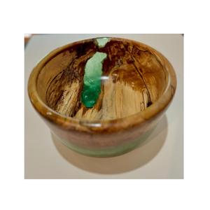 Elegante Tazón Hecho a Mano de Resina Epoxi Libre de BPA y Madera de Acacia, Diseñado con Madera y Resina Reales para Decoración de Cocina y Comedor de Lujo - Product Image 1