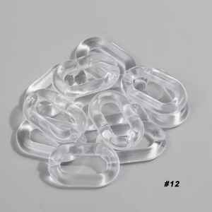 Arte de Pared Artesanal de Resina, Estilo Moderno, Eslabones Grandes, Mezcla de Colores, Punk, Huecos, Cadena Larga y Voluminosa de Múltiples Piezas, Decoración del Hogar - Product Image 1