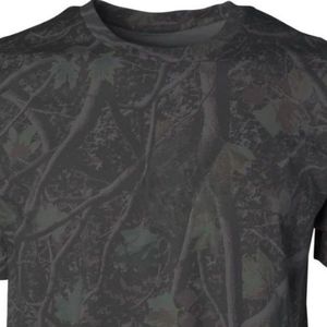 เสื้อยืดคอกลมแขนสั้นลายพรางสีเขียวเข้มสำหรับผู้ชาย เสื้อยืดลำลองสำหรับกิจกรรมกลางแจ้ง ล่าสัตว์ น้ำหนักเบา ระบายอากาศได้ดี ขายส่ง - Product Image 3