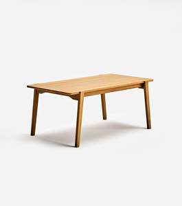 Mesa de Comedor Minimalista de Madera de Teca - Product Image 1